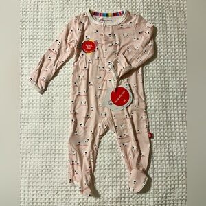Magnetic Me Pink Baa Baa Baby Footie 0-3M NWT